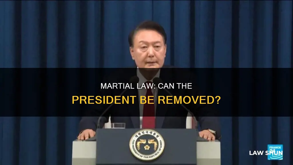 can president be changed during martial law