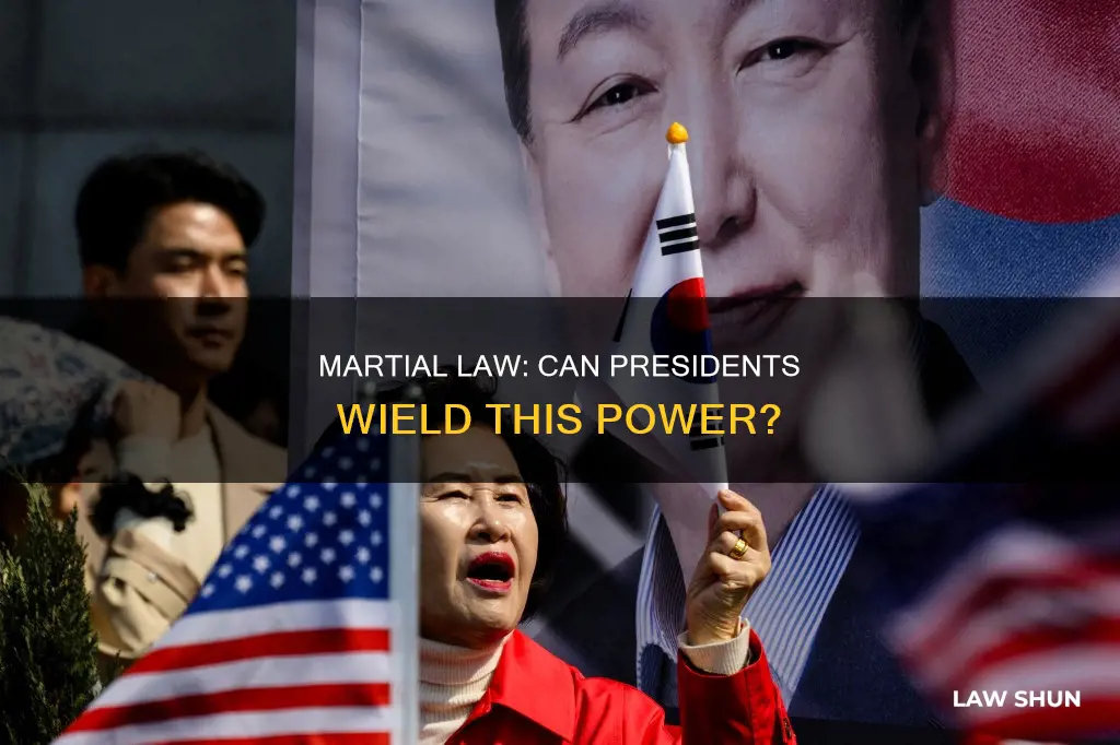 can president declare martial law over election