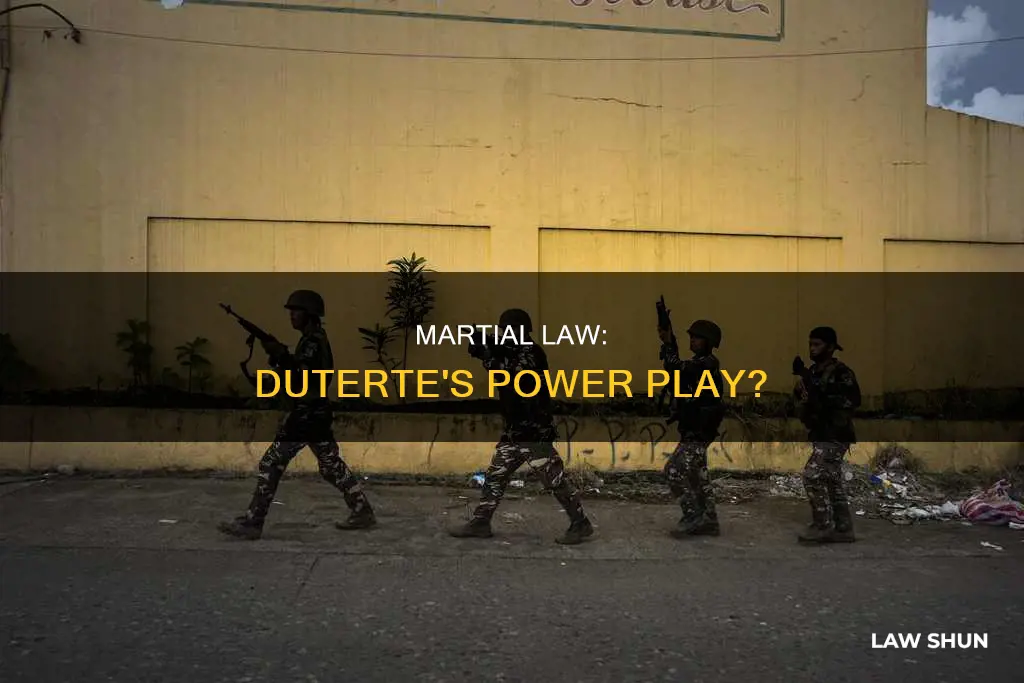 can president duterte declared martial law
