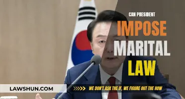 Martial Law: Can the President Impose It?