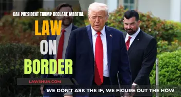Martial Law: Can Trump Declare It on the Border?