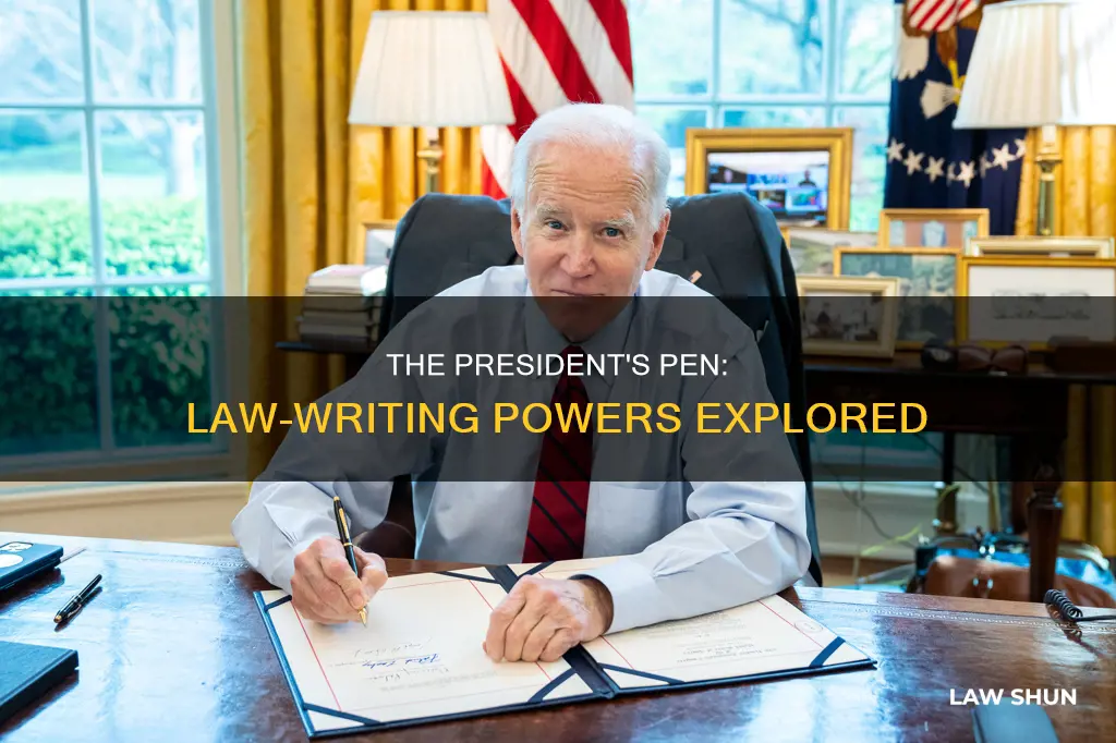 can president write a law