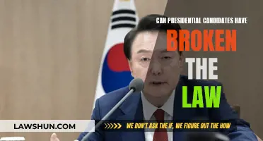 Law-Breaking Presidential Candidates: Is it Legal?