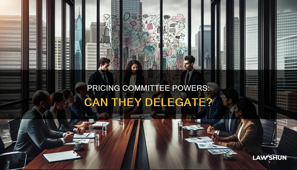 can pricing committee delegate delaware law