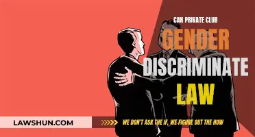 Private Clubs: Gender Discrimination and the Law