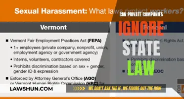 Private Companies: State Law Compliance or Non-Compliance?