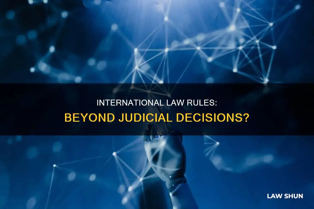 can private international law rules be applied in non-judicial decisions