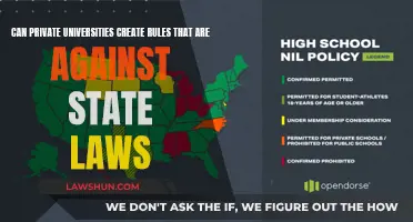 Private Universities: Creating Rules Against State Laws?