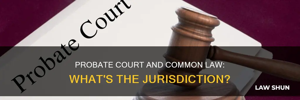 can probate court hear common law actions
