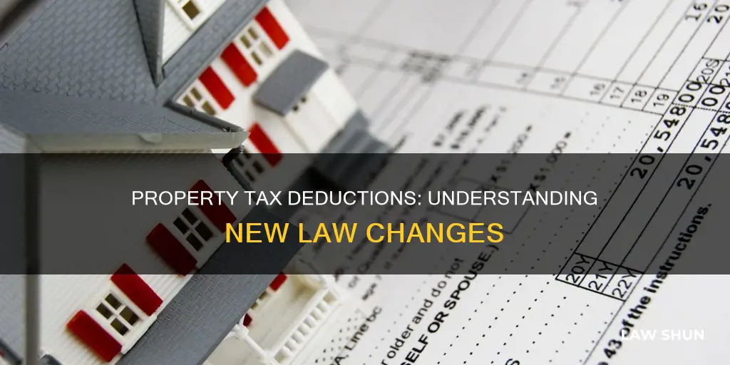 can property taxes be deducted under new tax law