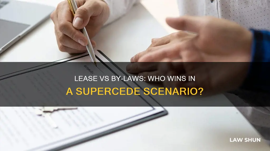 can proprietary lease supercede by-laws