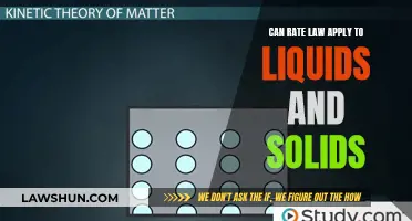 Rate Laws: Do Liquids and Solids Follow Reaction Rates?