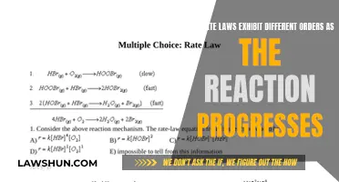 Rate Laws: Variable Reaction Orders as Progress Occurs