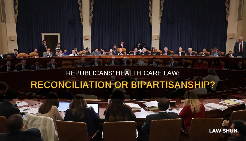 can republicans pass health care law without democrats through reconciliation