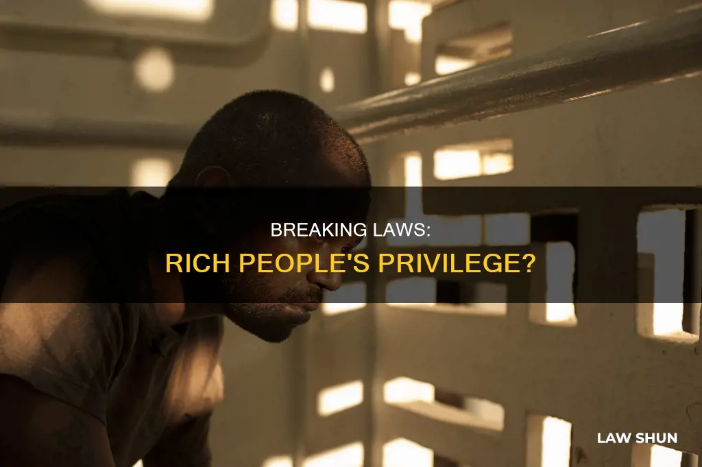can rich people really break the law