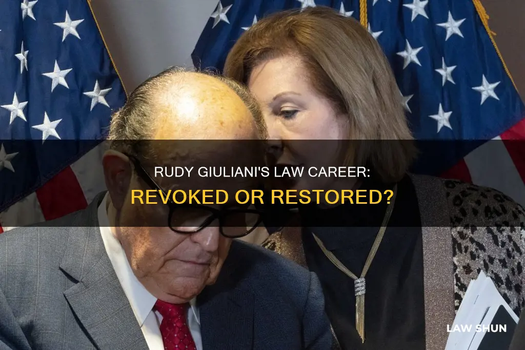can rudy giuliani practice law