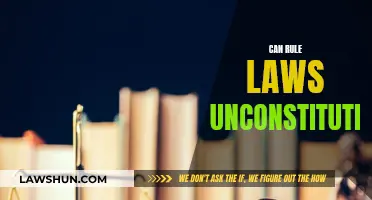 Rule of Law: Unconstitutional Laws?