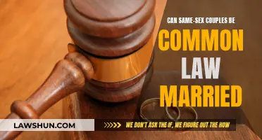 Same-Sex Common Law Marriage: Legally Binding?