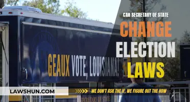 Who Changes Election Laws? The Secretary of State's Powers