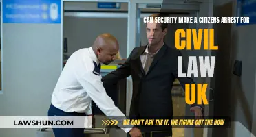 Security's Civil Arrest Powers: UK Citizens' Rights and Limits