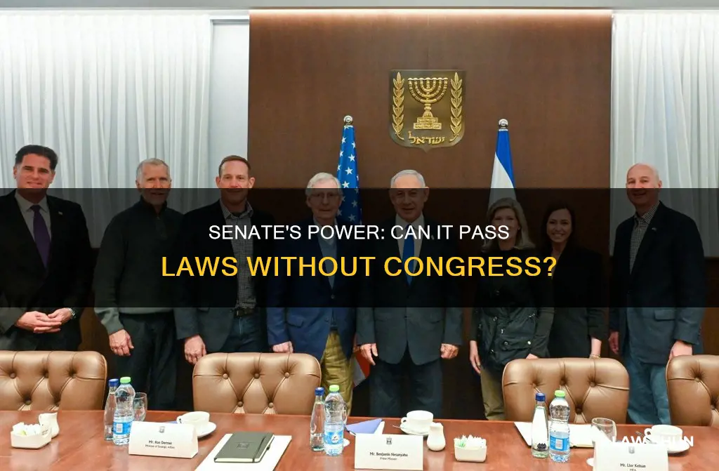 can senate approve laws without congress