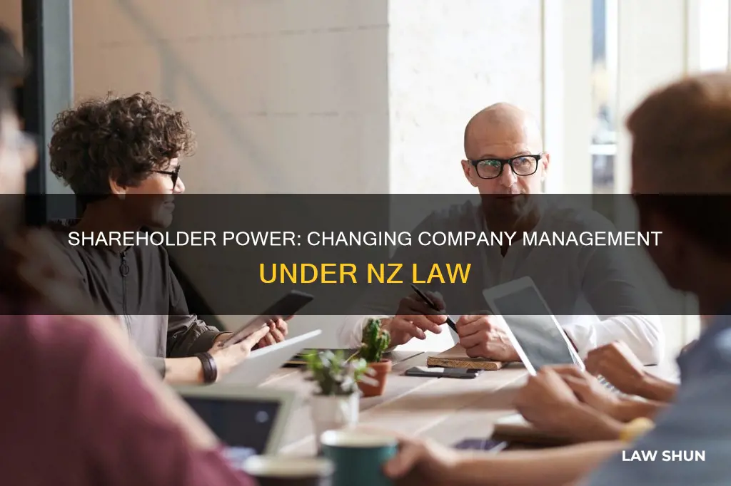 can shareholders change management of a compnay nz law