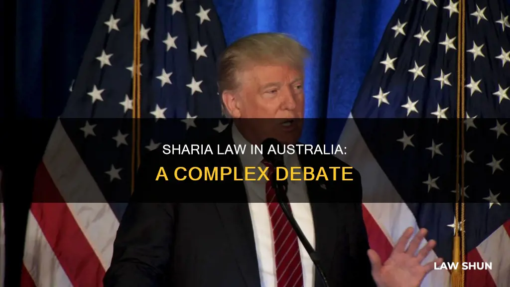 can sharia law be implemented in australia