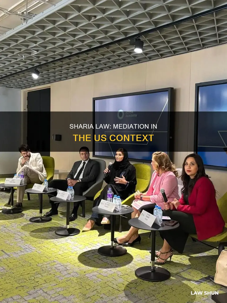 can sharia law be used in mediation us