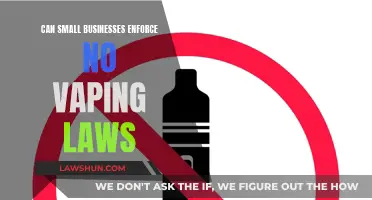 Small Businesses: Enforcing No-Vaping Laws?