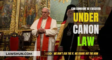 The Death Penalty and Canon Law: Is Execution Possible?