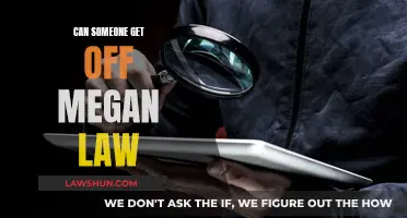 How to Get Off the Megan Law List