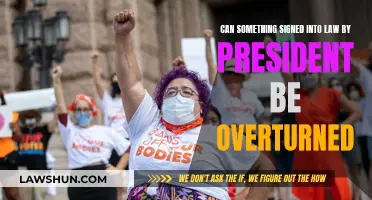 How Presidents and Courts Can Reverse Signed Laws