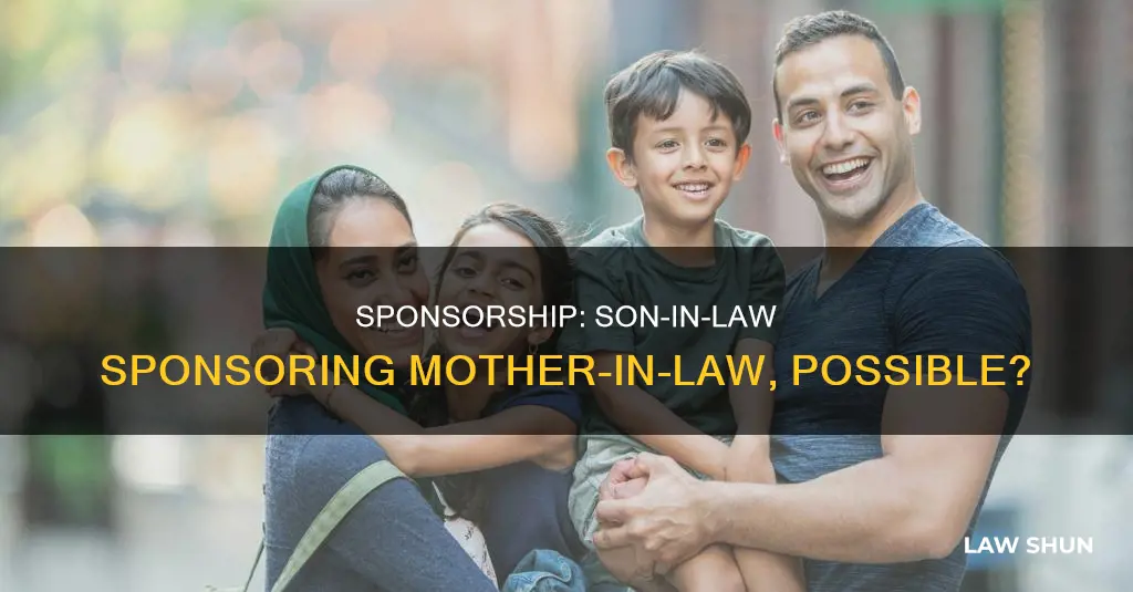 can son in law sponsor mother in law