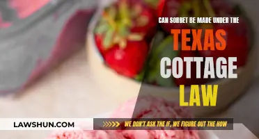 Sorbet-Making Under Texas Cottage Law: What's Allowed?