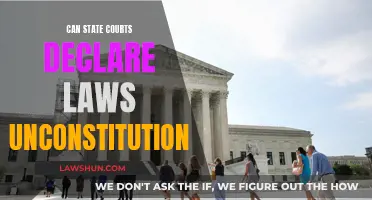 State Courts: Power to Declare Laws Unconstitutional?