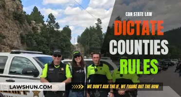State Law vs County Rules: Who Dictates?