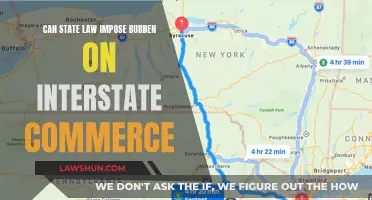 State Law: Burden on Interstate Commerce?