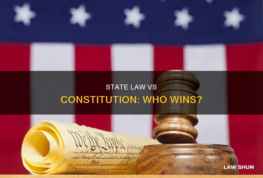 can state law override the constitution