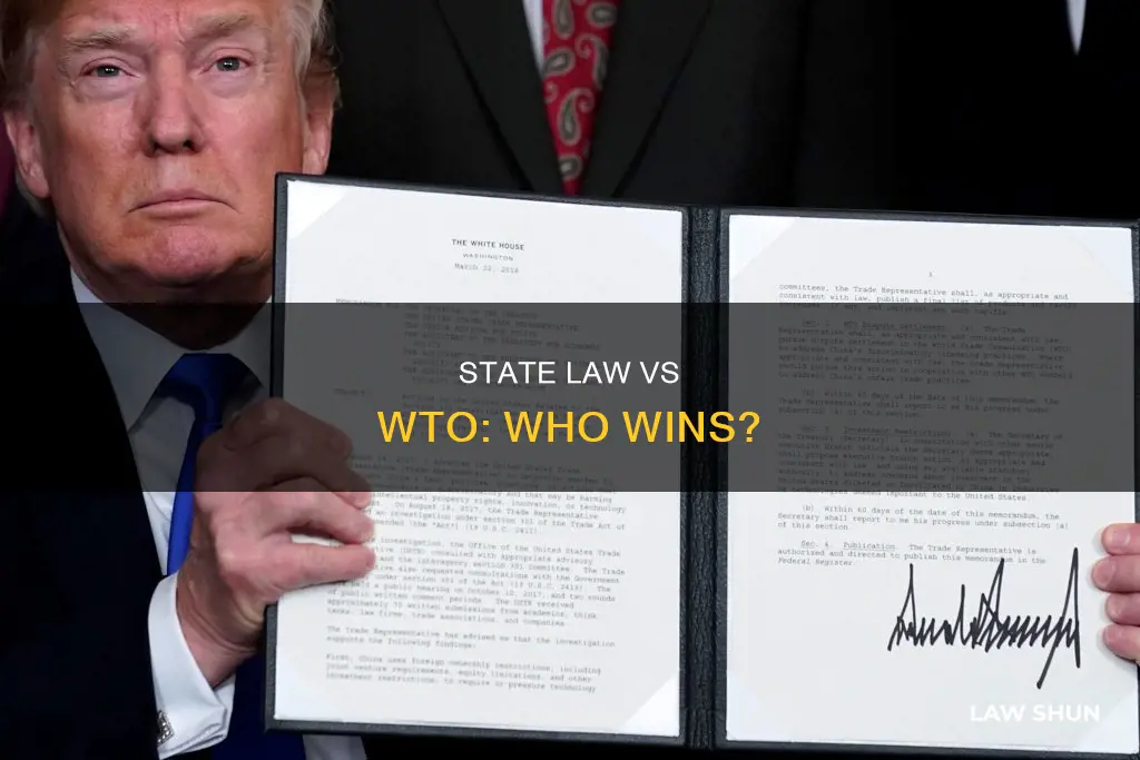 can state law violate the wto