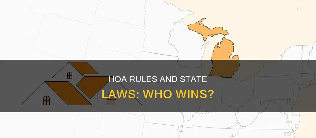 can state laws over rule hoa