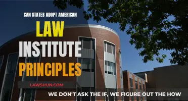 Adopting ALI Principles: Can States Adopt American Law?