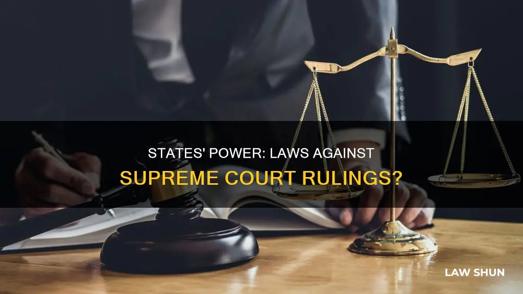 can states pass law against us supreme court