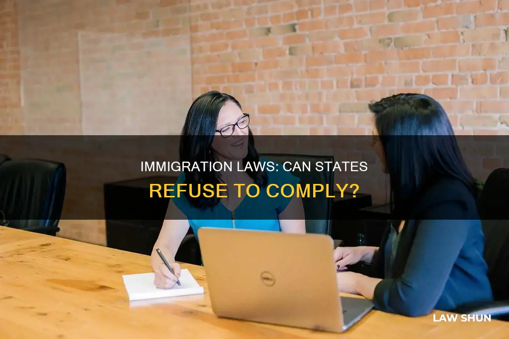 can states refuse immigration laws