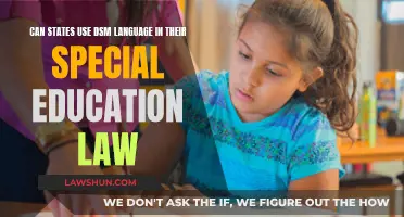 Special Education Law: DSM Language Use by States