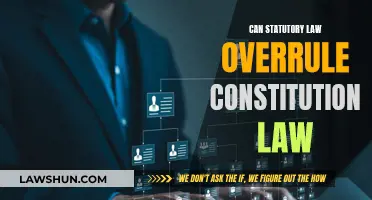Statutory Law vs Constitution: Who Wins?