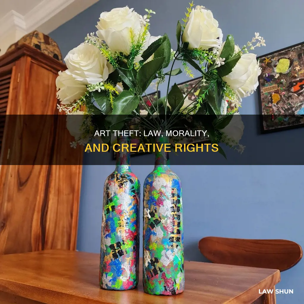 can stealing art be against the law