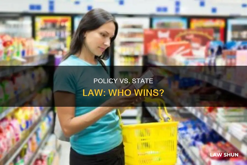 can store policy trump statrle law