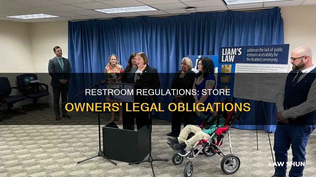 can stores have restrooms by law