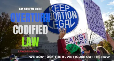 Supreme Court's Power: Overturning Codified Law