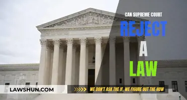 Supreme Court's Power: Rejecting Laws